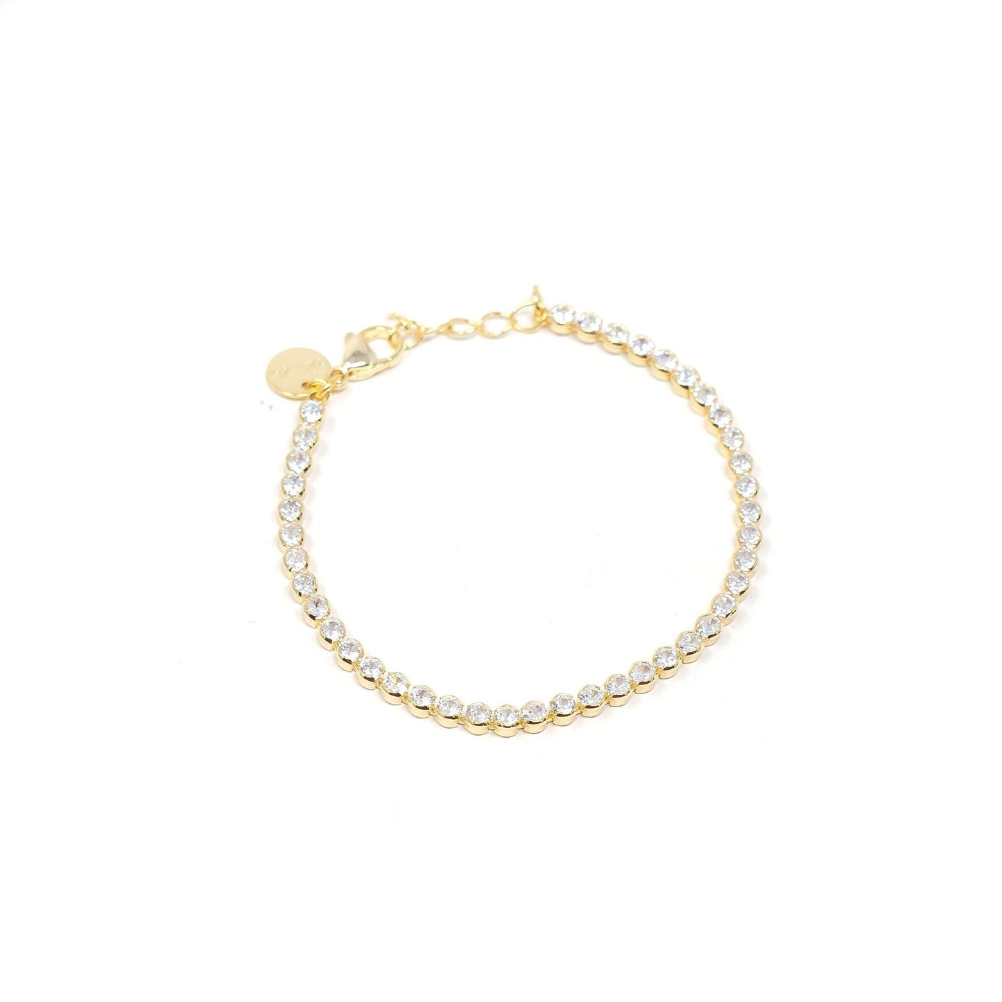 Morgan Bezel Tennis Bracelet