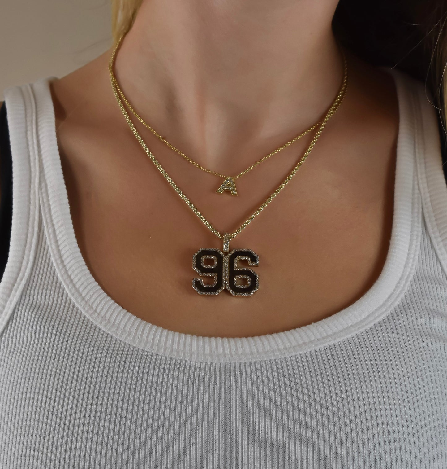 Custom Bold Initial Necklace