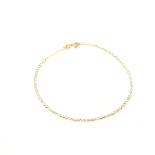 Morgan Bezel Tennis Necklace
