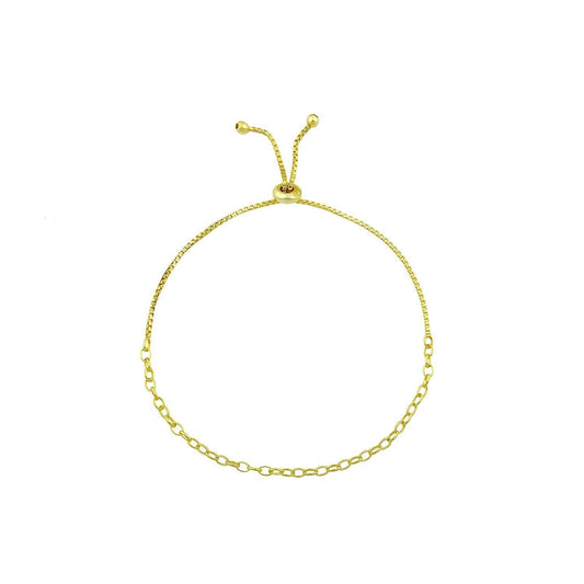 Gold Links Adjustable Bracelets