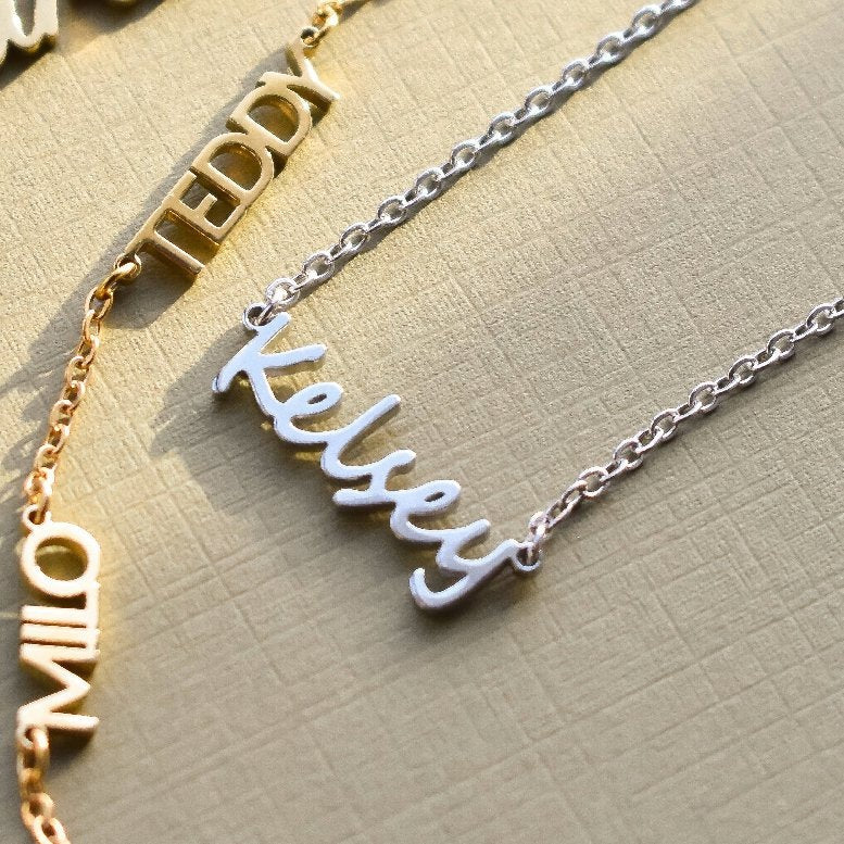 Custom Dainty Name Necklace