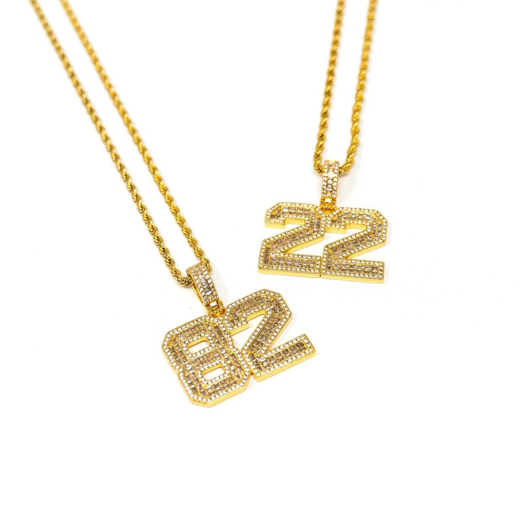 Customized Game Day Bling Necklace