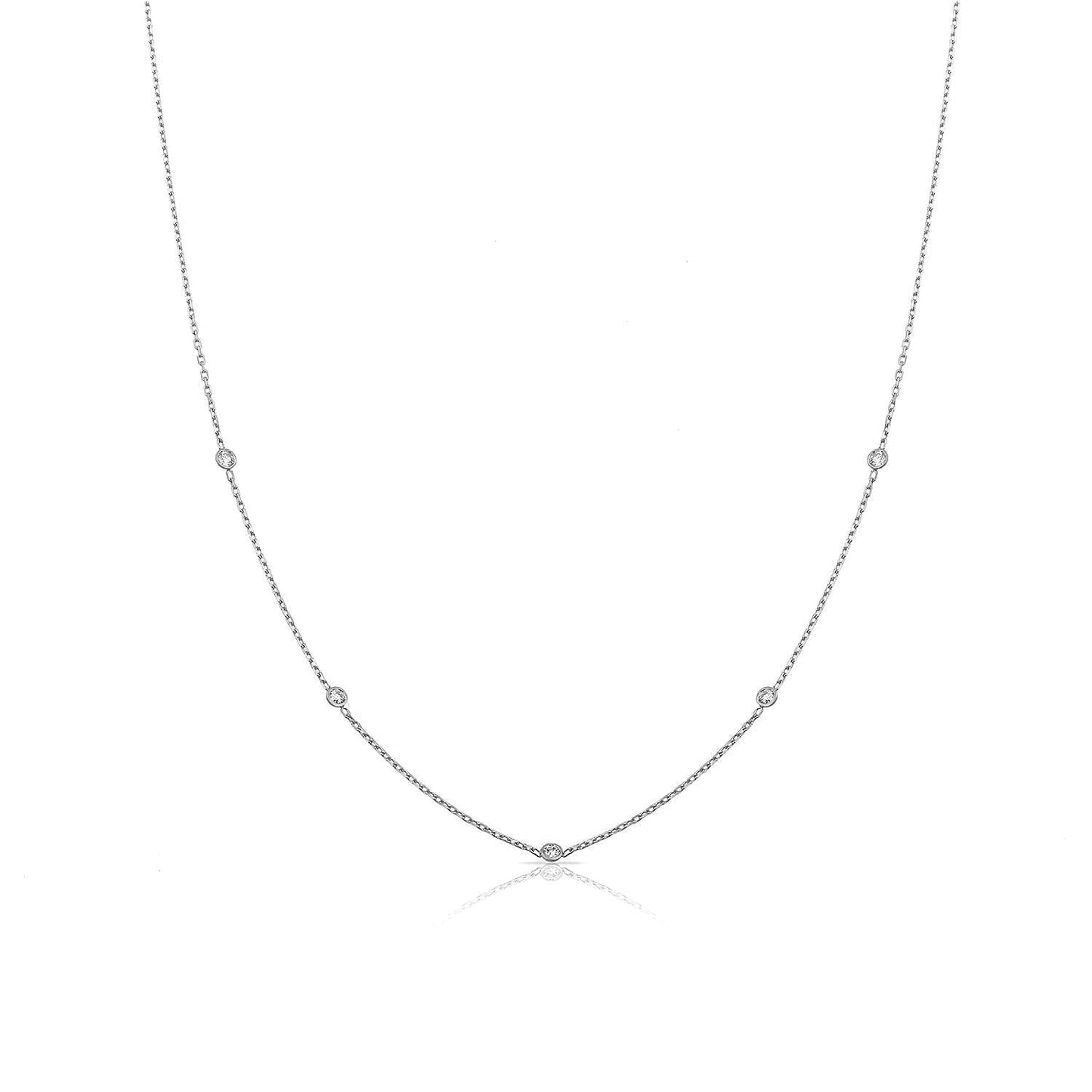 TSK Loverly Diamond Dotted Necklace