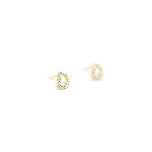 Classic Initial Earrings