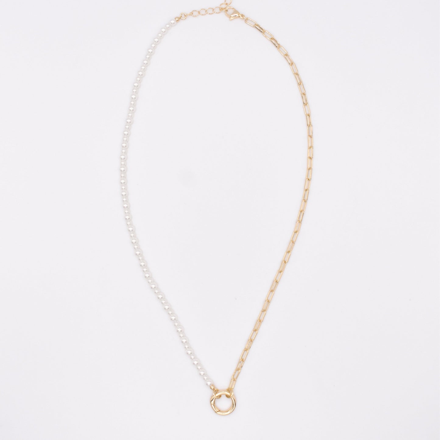 Pearl and Paperclip Chain