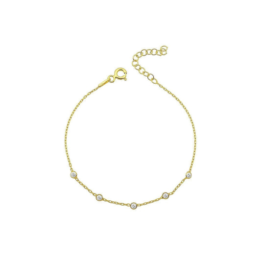 Loverly Crystal Dotted Bracelet