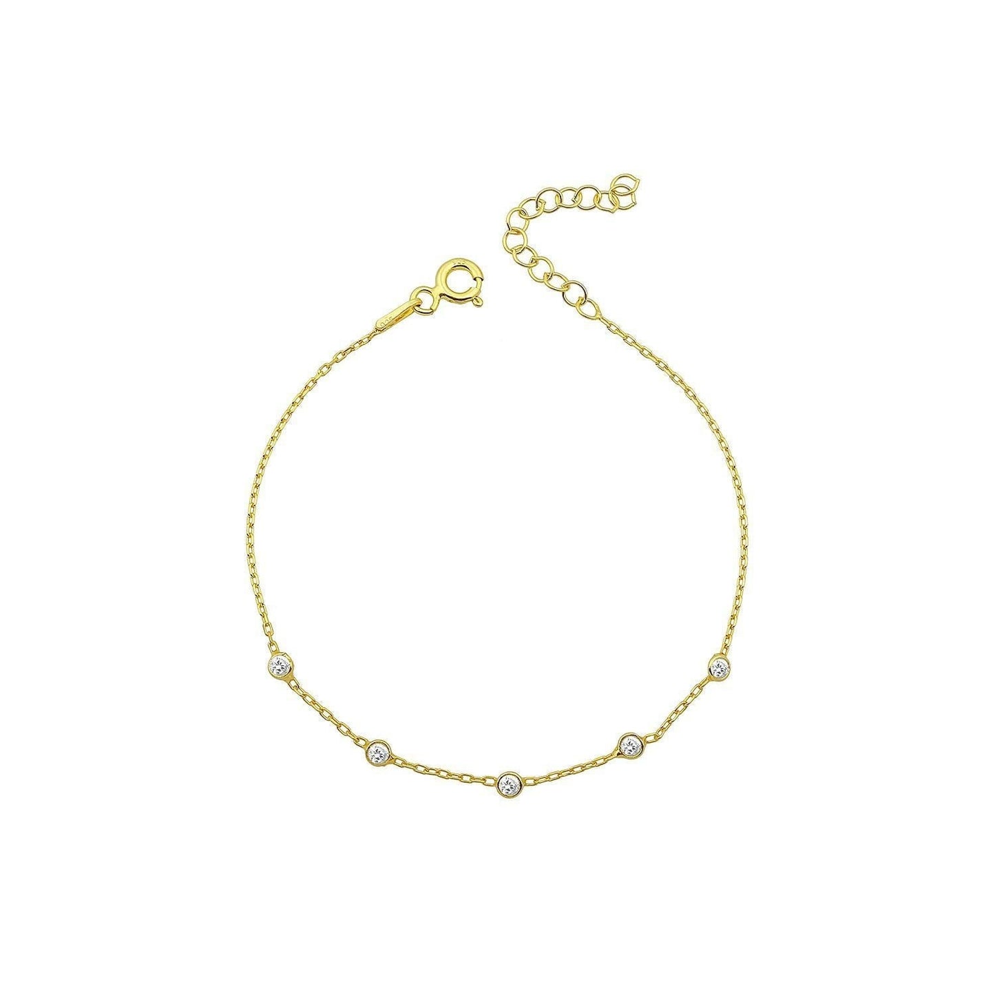 Loverly Crystal Dotted Bracelet