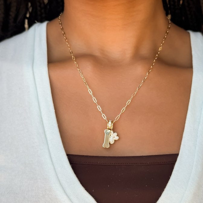 Pave Spacer Charm