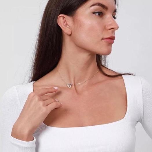 The Side Initial Necklace