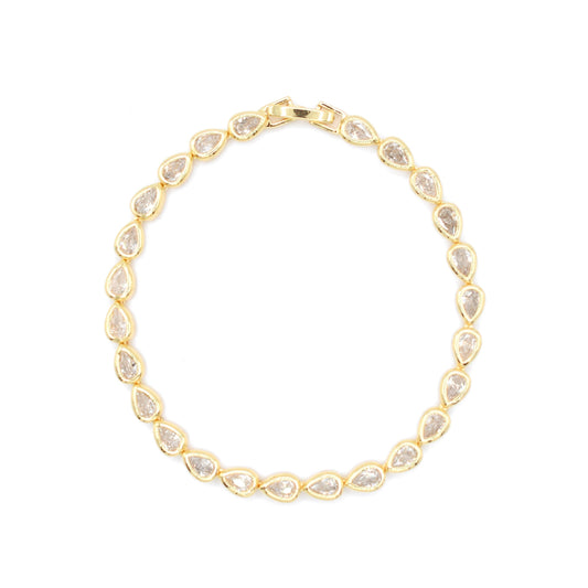 Golden Teardrop Bracelet