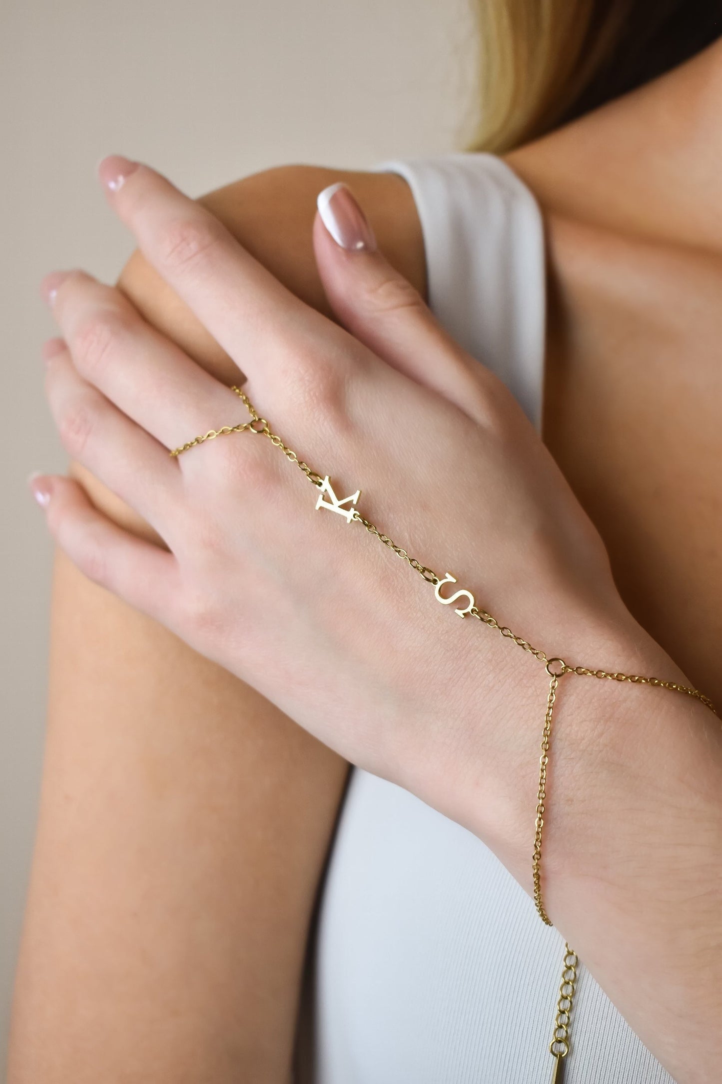 Custom Initial Hand Chain
