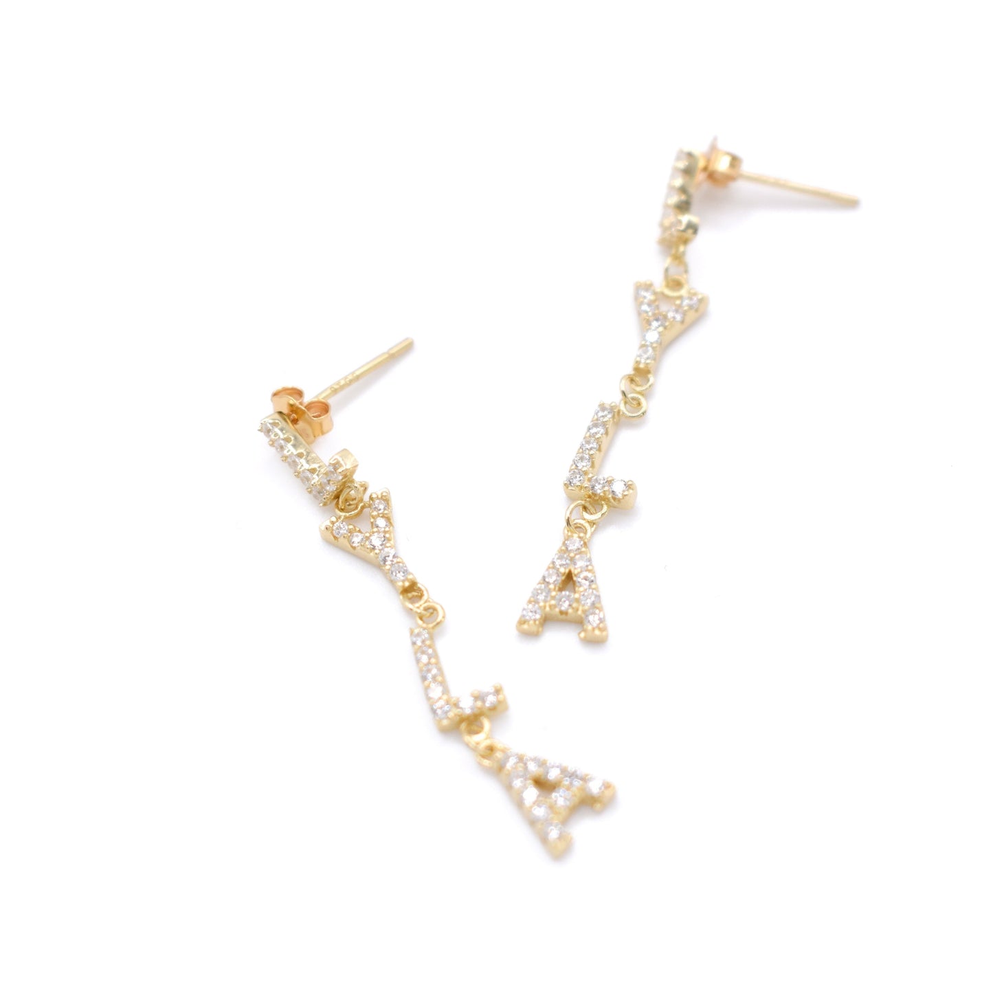 Custom Vertical Drop Earrings