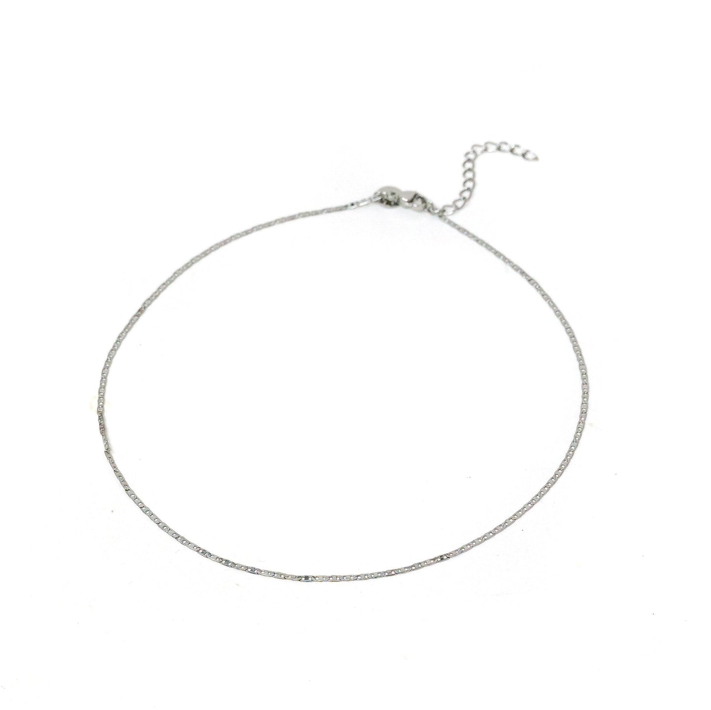 Skinny Anchor Chain Necklace