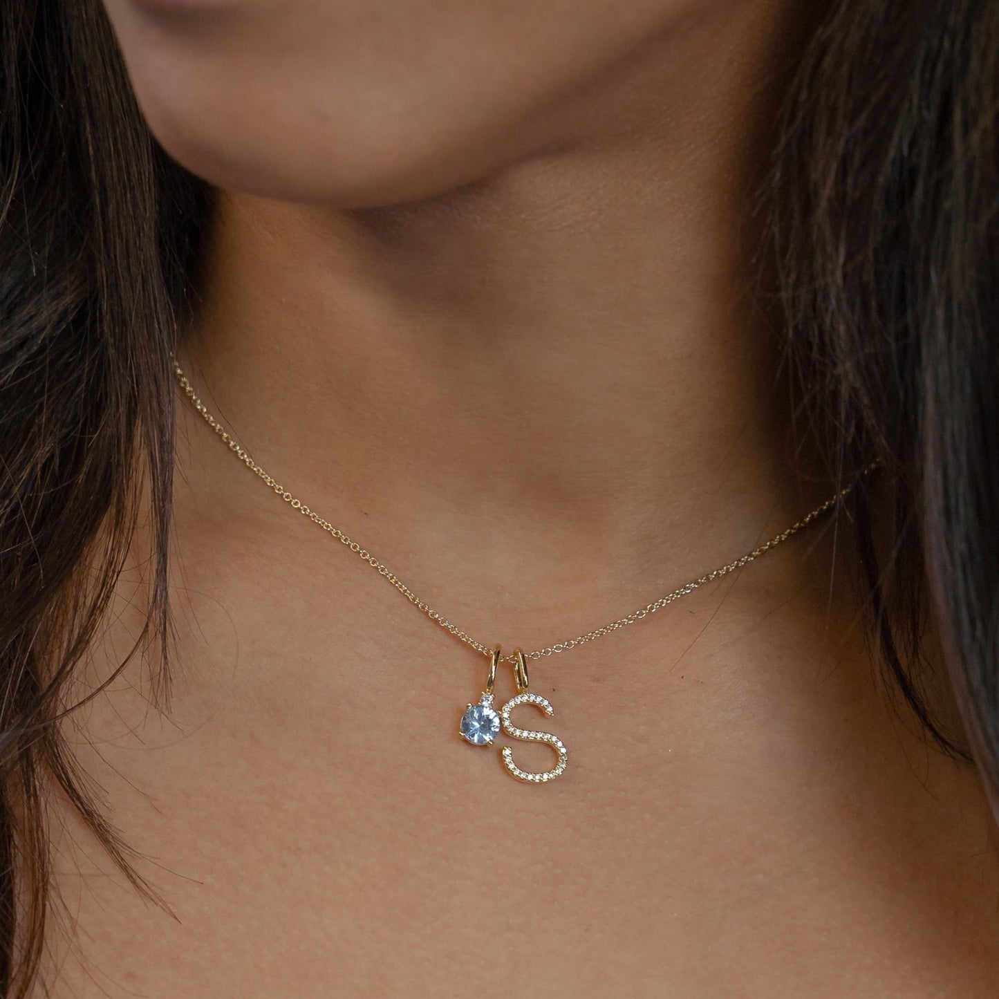 Sleek Initial Charm