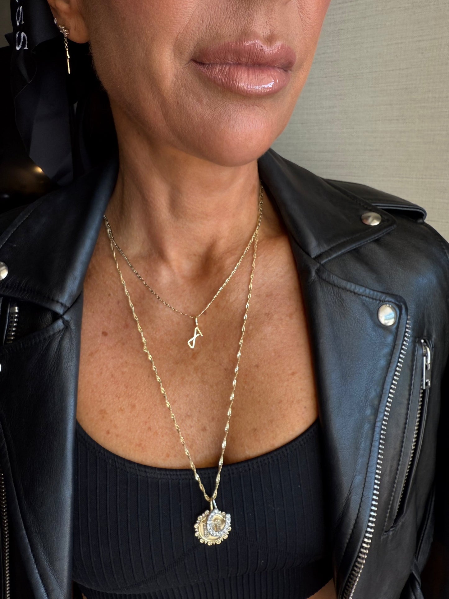 The Agency Charm on Anchor Chain
