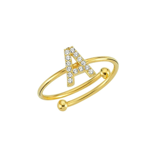 Adjustable Crystal Initial Ring