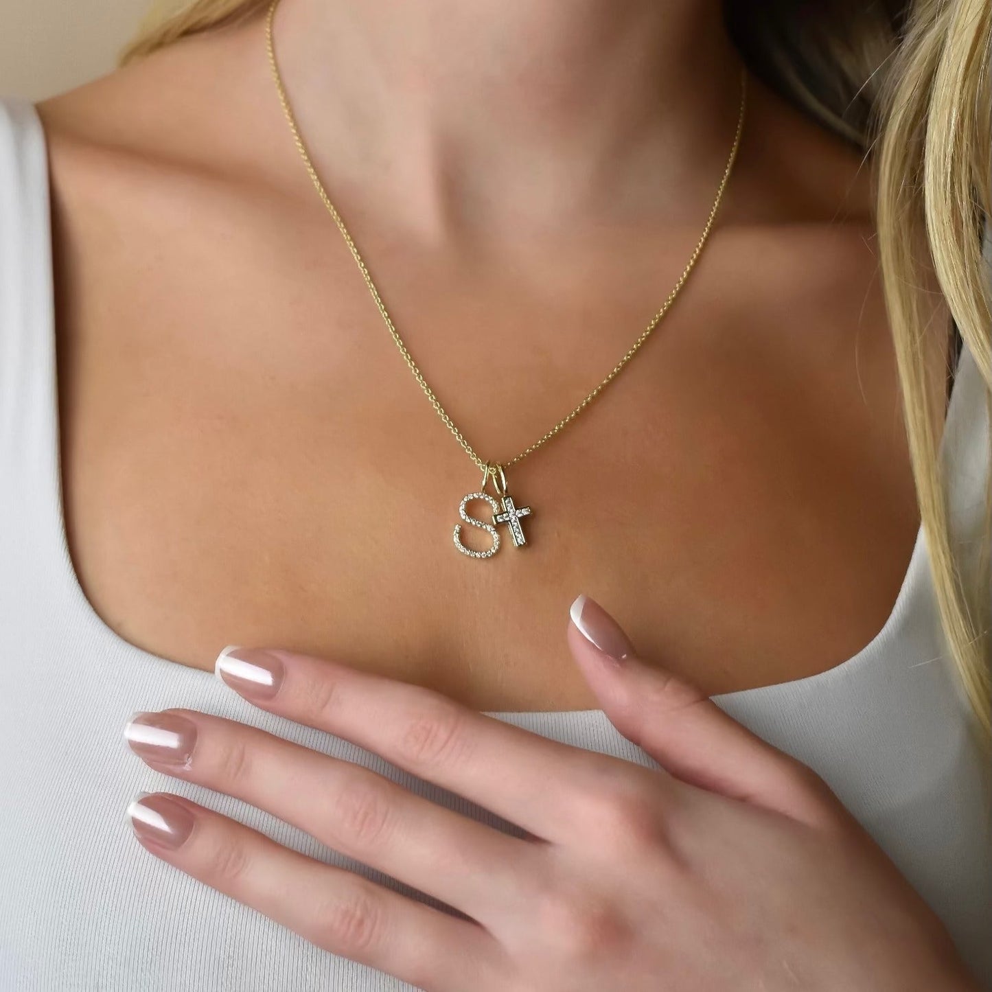 Sleek Initial Charm